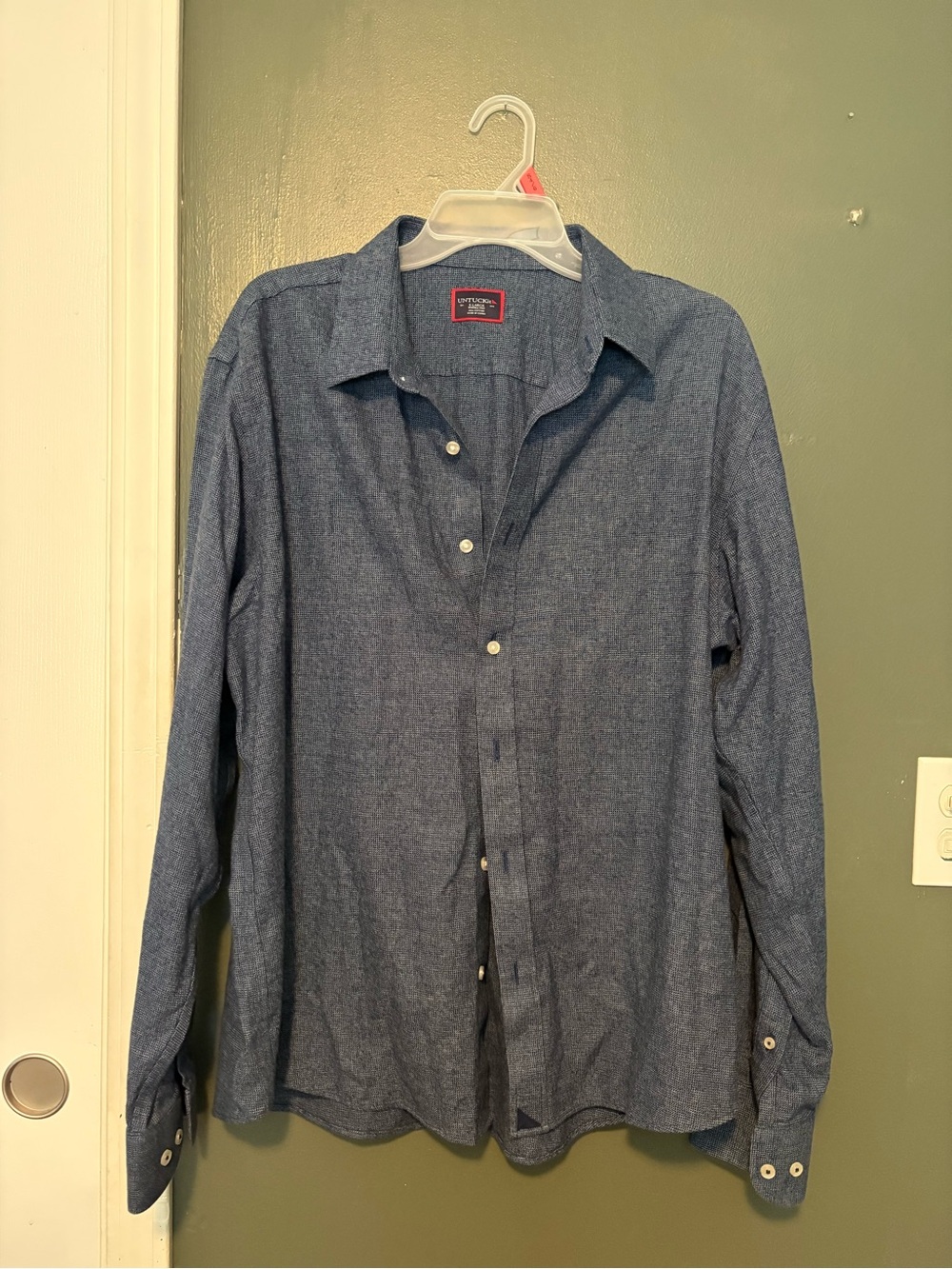 Untuckit Blue  Button Down Shirt XL